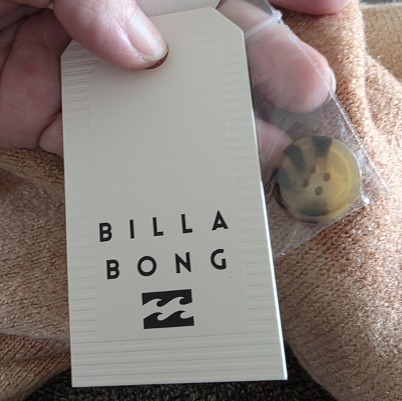 Billabong Womens Summer Lovin Striped Cropped Cardigan size Small - Picture 6 of 7